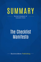 Summary__The_Checklist_Manifesto